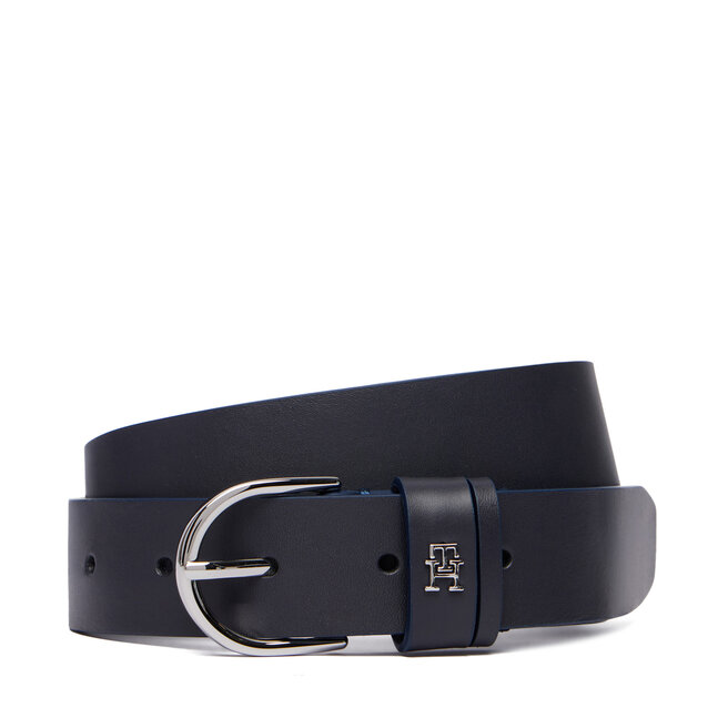 Pasek Tommy Hilfiger Essential Effortless 3.0 Sv AW0AW18688 Granatowy