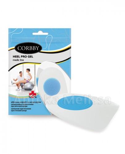 CORBBY HEEL PRO GEL Silikonowe podpiętki na ostrogi piętowe rozmiar L - 2 szt.