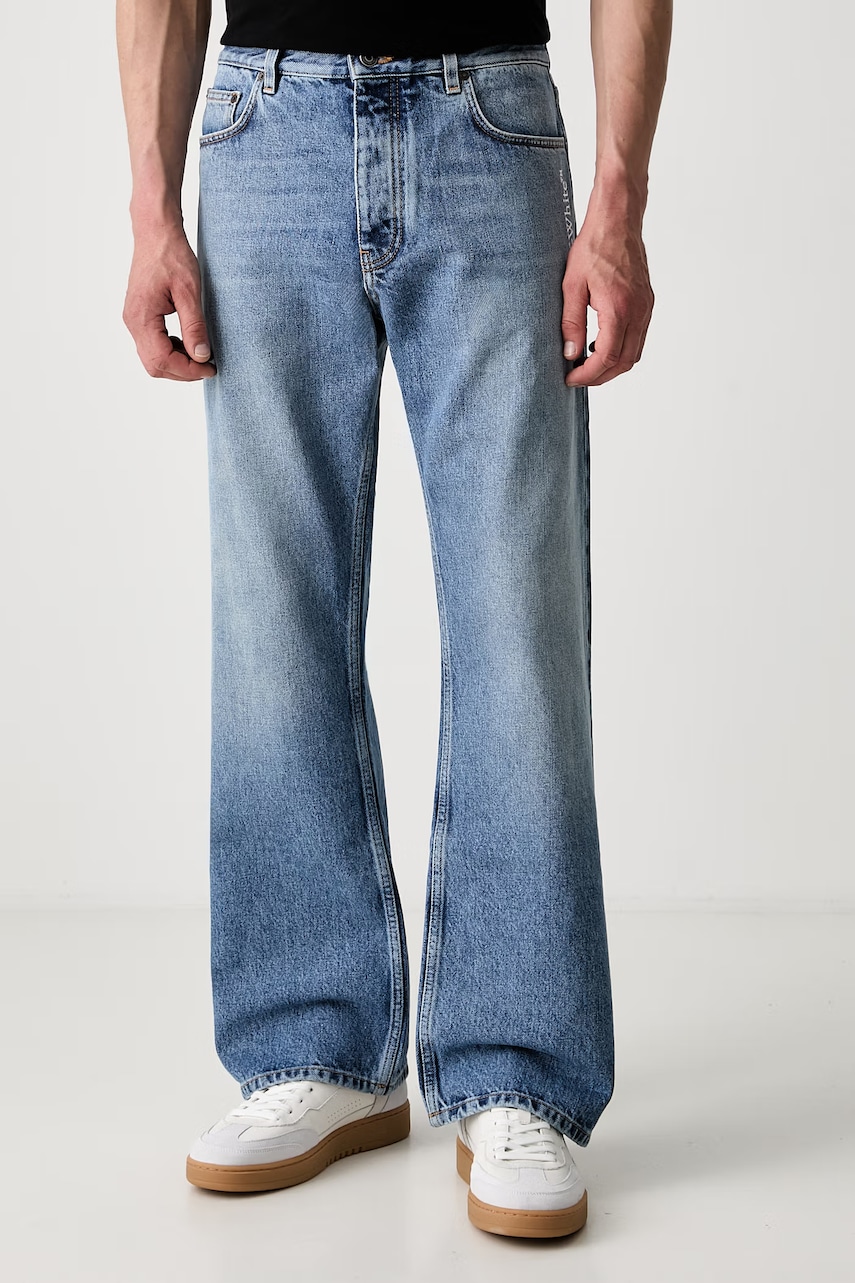 Off-White Half Arrow jeansy relaxed fit męskie
