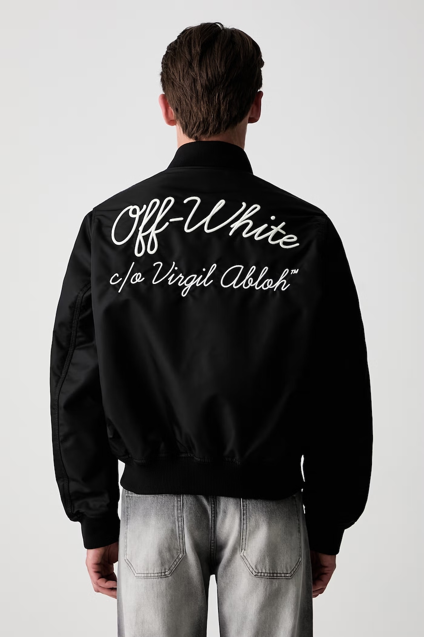 Off-White Script bomberka męska