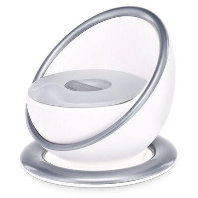 Nocnik SUN BABY Glamour B13.009.0.2 Biało-srebrny