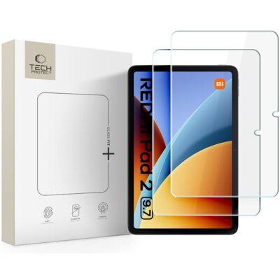 Szkło hartowane TECH-PROTECT Glass Fit+ do Xiaomi Redmi Pad 2 9.7 (2 szt.) XIAOMI REDMI PAD 2 9.7 CLEAR