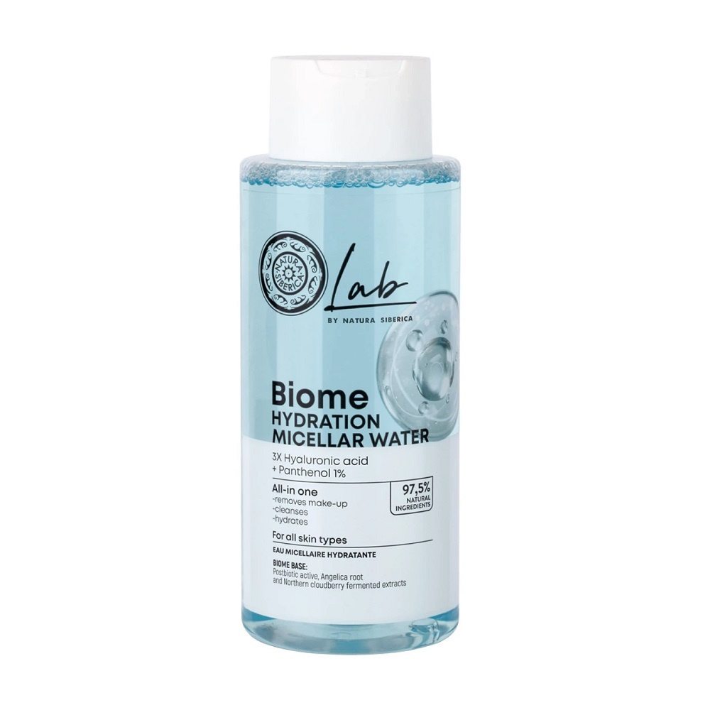 Natura Siberica Lab Biome nawilżająca woda micelarna do twarzy 400ml