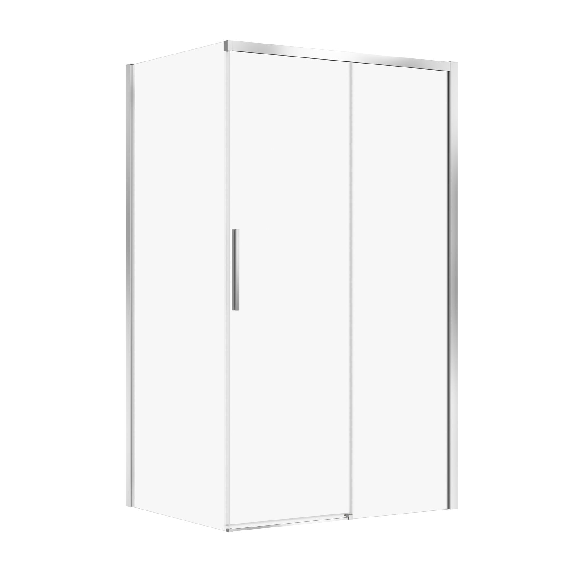 SENTI Kabina prysznicowa prostokątna MALETTO 120X90 prawa chrom transparentne S1059-013