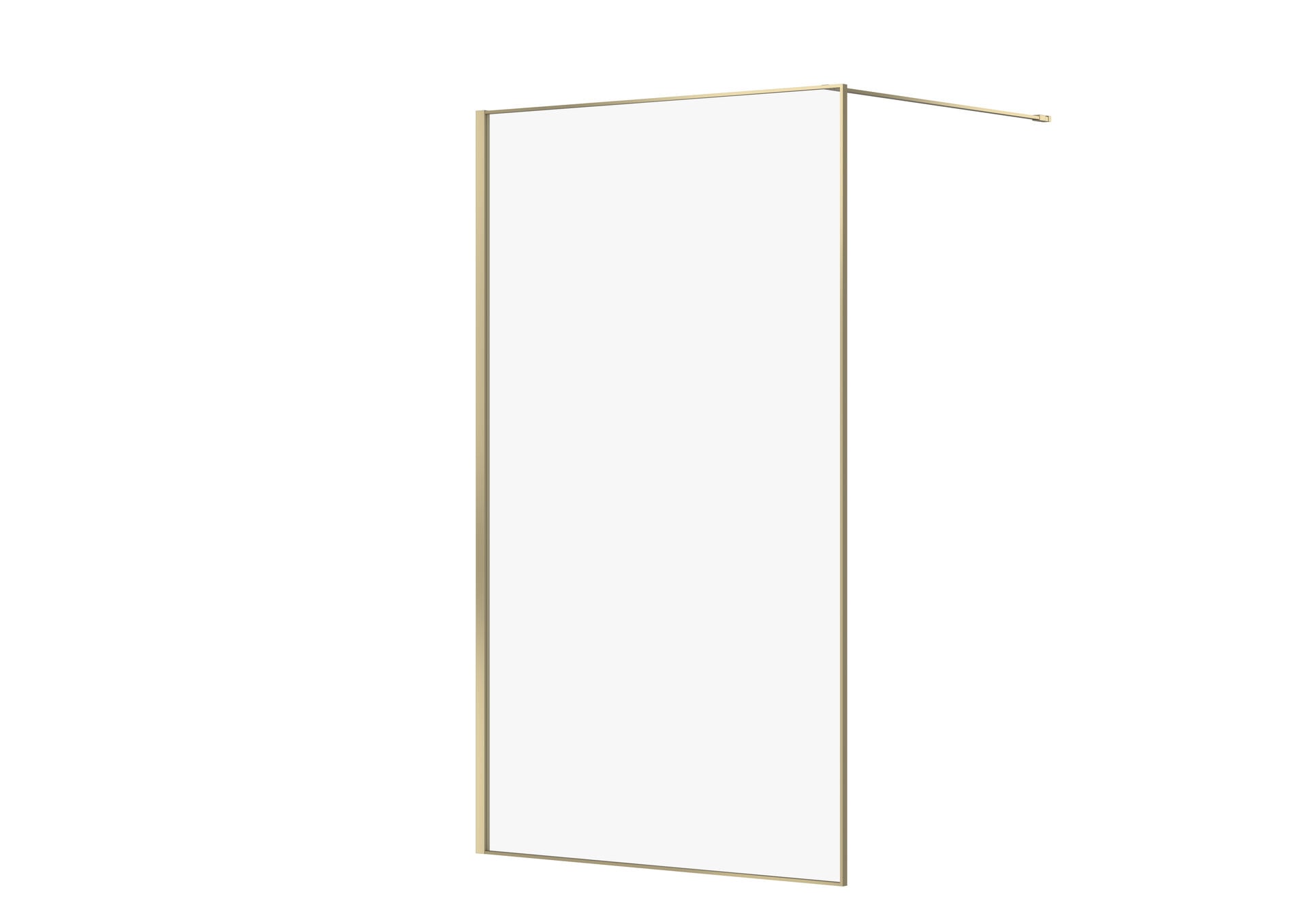 SENTI Kabina prysznicowa walk-in MALETTO 120 złoty mat transparentne S1059-006