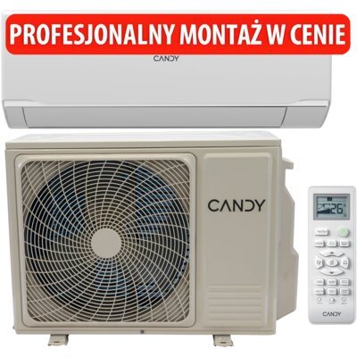 CANDY Klimatyzator Split, Pompa ciepła powietrze - powietrze CY-09RAOUT CY-09RAIN z usługą montażu