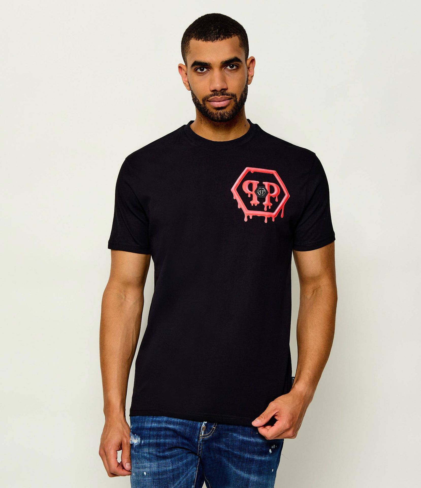 Philipp Plein T-shirt Puffy Hexagon Regular Fit