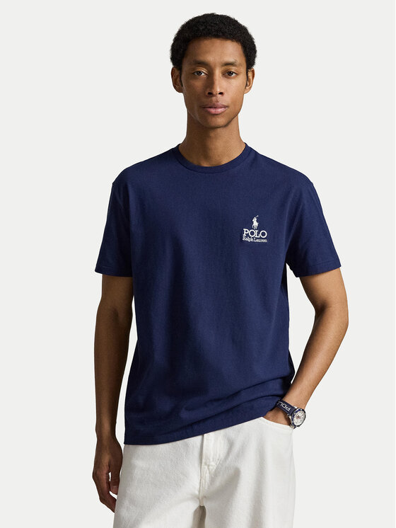 Polo Ralph Lauren T-Shirt 710981136009 Granatowy Regular Fit