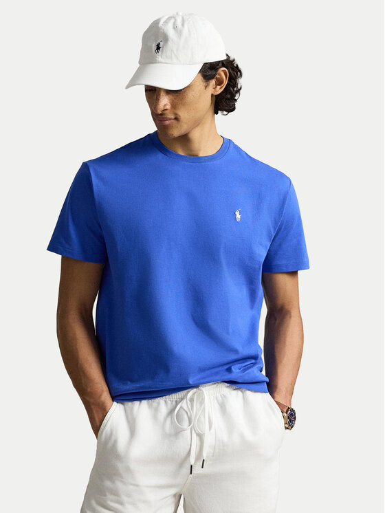 Polo Ralph Lauren T-Shirt 710671438532 Niebieski Regular Fit