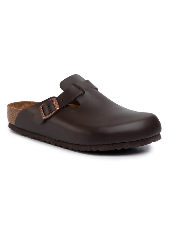 Birkenstock Klapki Boston 60101 Brązowy