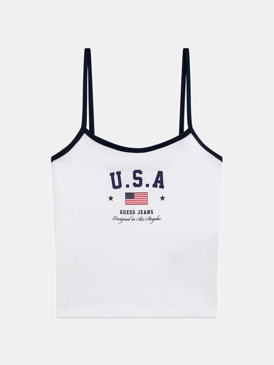Guess T-Shirt 183097 Biały Classic Fit
