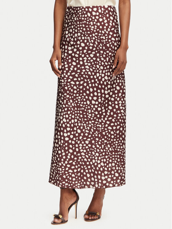 Rinascimento Spódnica maxi CFC0129022003 Brązowy Regular Fit