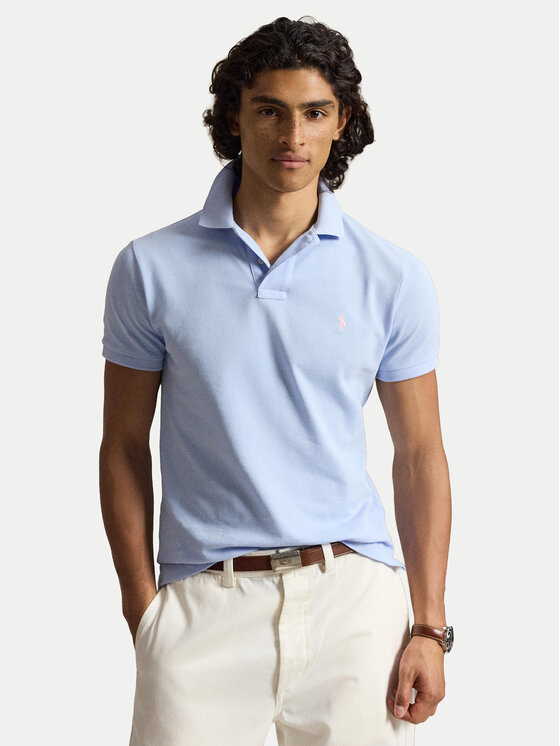 Polo Ralph Lauren Polo 710536856513 Niebieski jasny Regular Fit