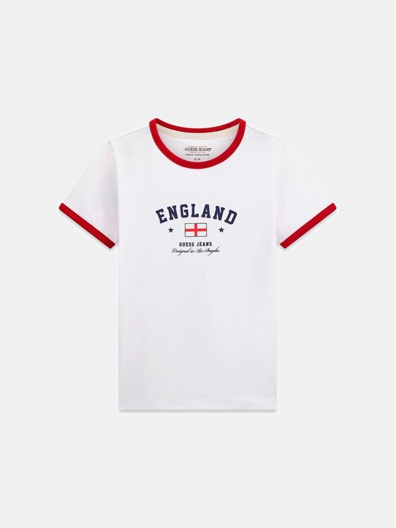Guess Jeans T-Shirt 183096 Biały Classic Fit