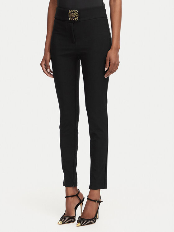Babylon Spodnie materiałowe W E00057 Czarny Slim Fit