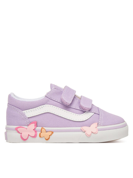 Vans Tenisówki Old Skool V Butterfly VN000EFHFSF1 Fioletowy