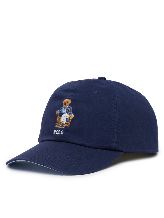 Polo Ralph Lauren Czapka z daszkiem Polo Bear Cotton Twill Ball 211B28119001 Granatowy