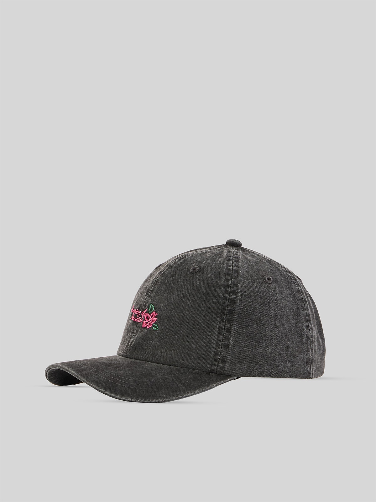 4F Czapka z daszkiem strapback dziecięca - szara ONE SIZE (55cm)