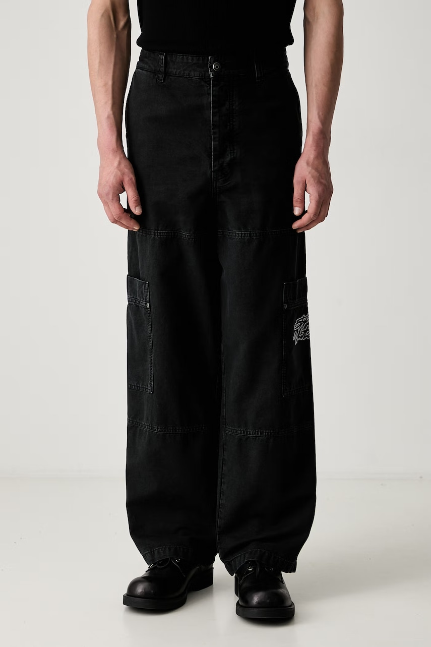 Off-White Vintage Cot spodnie cargo bawełniane męskie