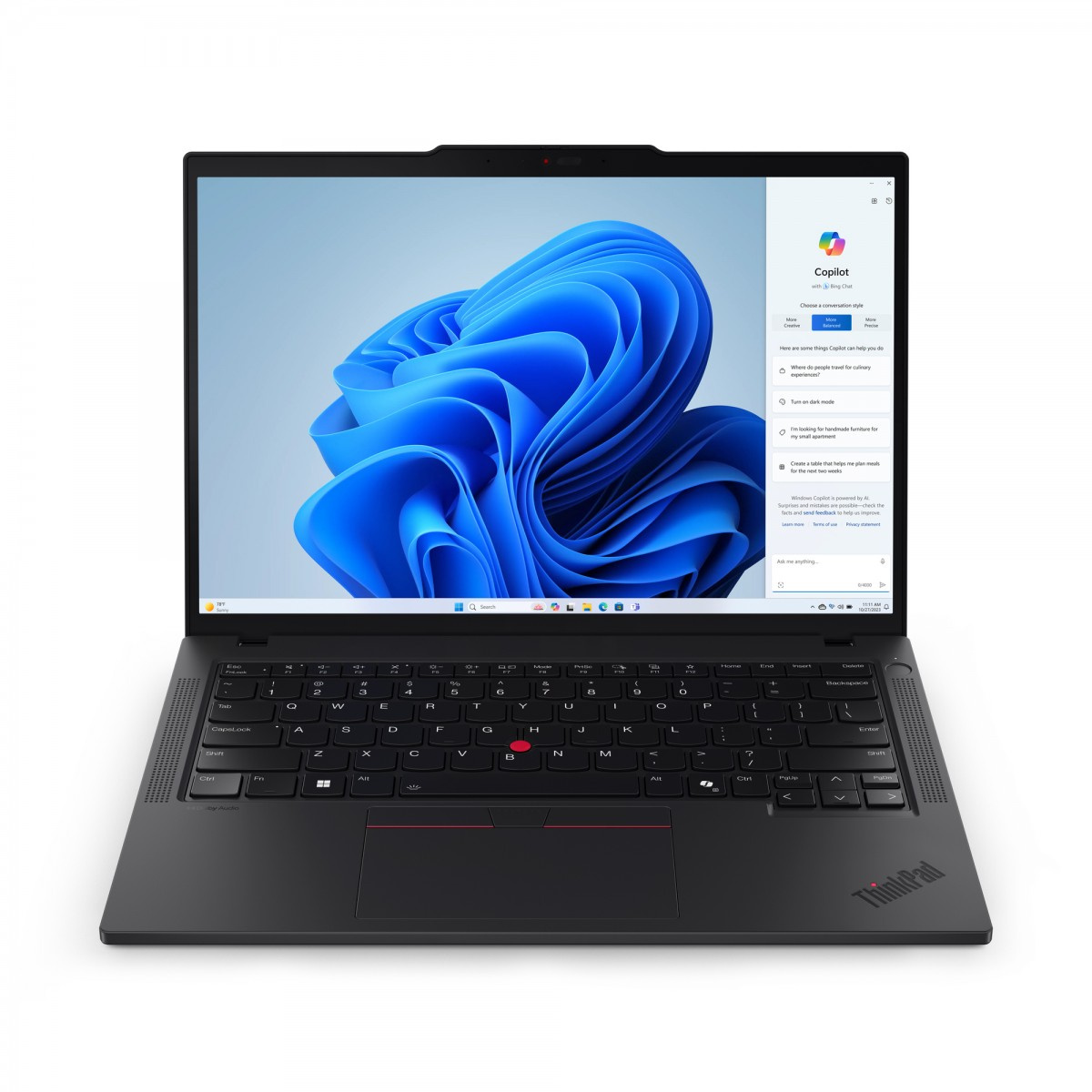 21MC0028FR - Lenovo ThinkPad T14 AMD G5, AMD Ryzen™ 5 PRO 8540U, W11P64 FRA, 8.0GB, 1x256GB SSD, BT5.1 lub BT5.3, NFA725A 2x2 AX, 4 ogniwa Li-Ion 52, Gwarancja Prestige 1 ro