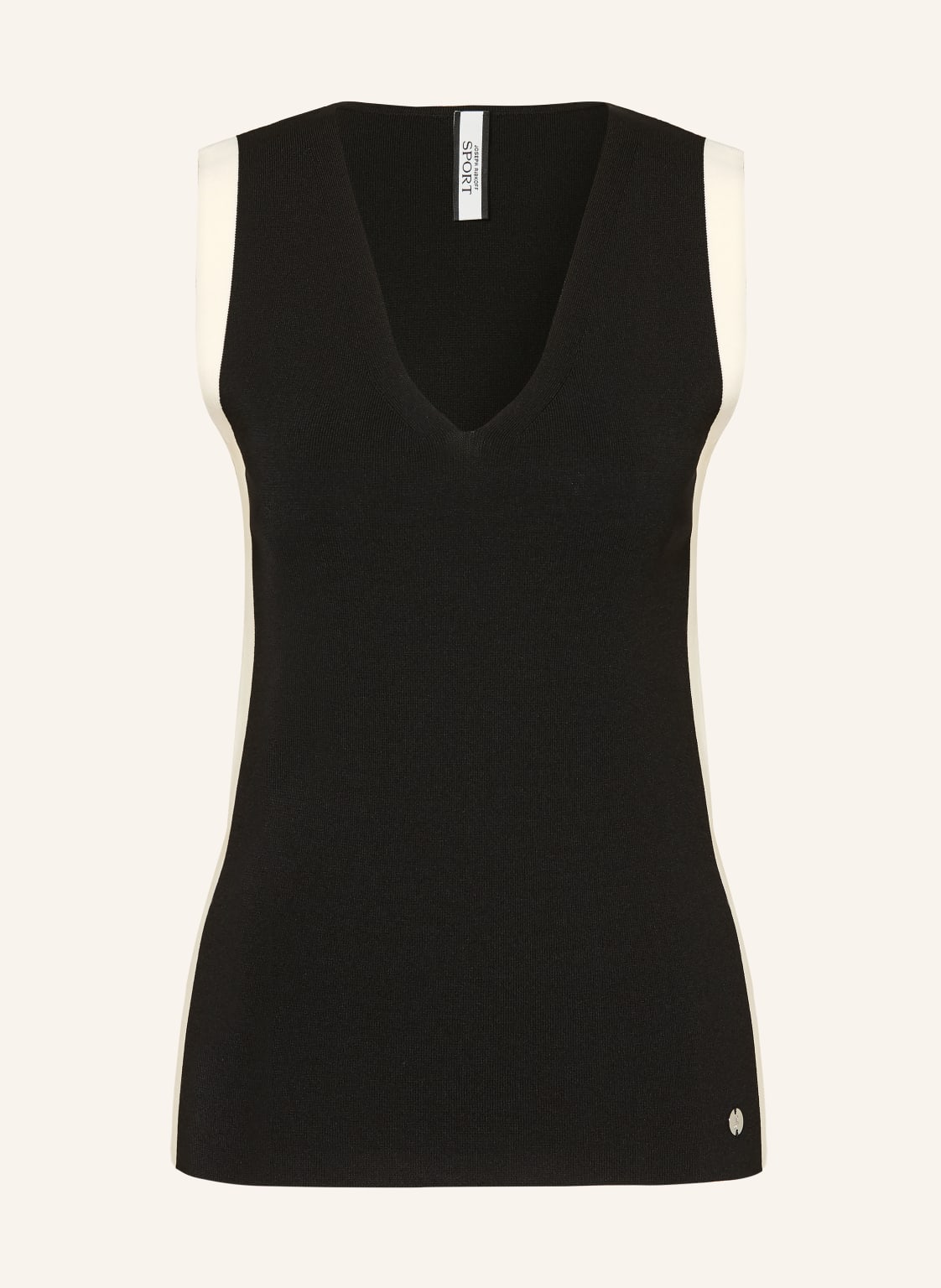 Joseph Ribkoff Dzianinowy Top schwarz