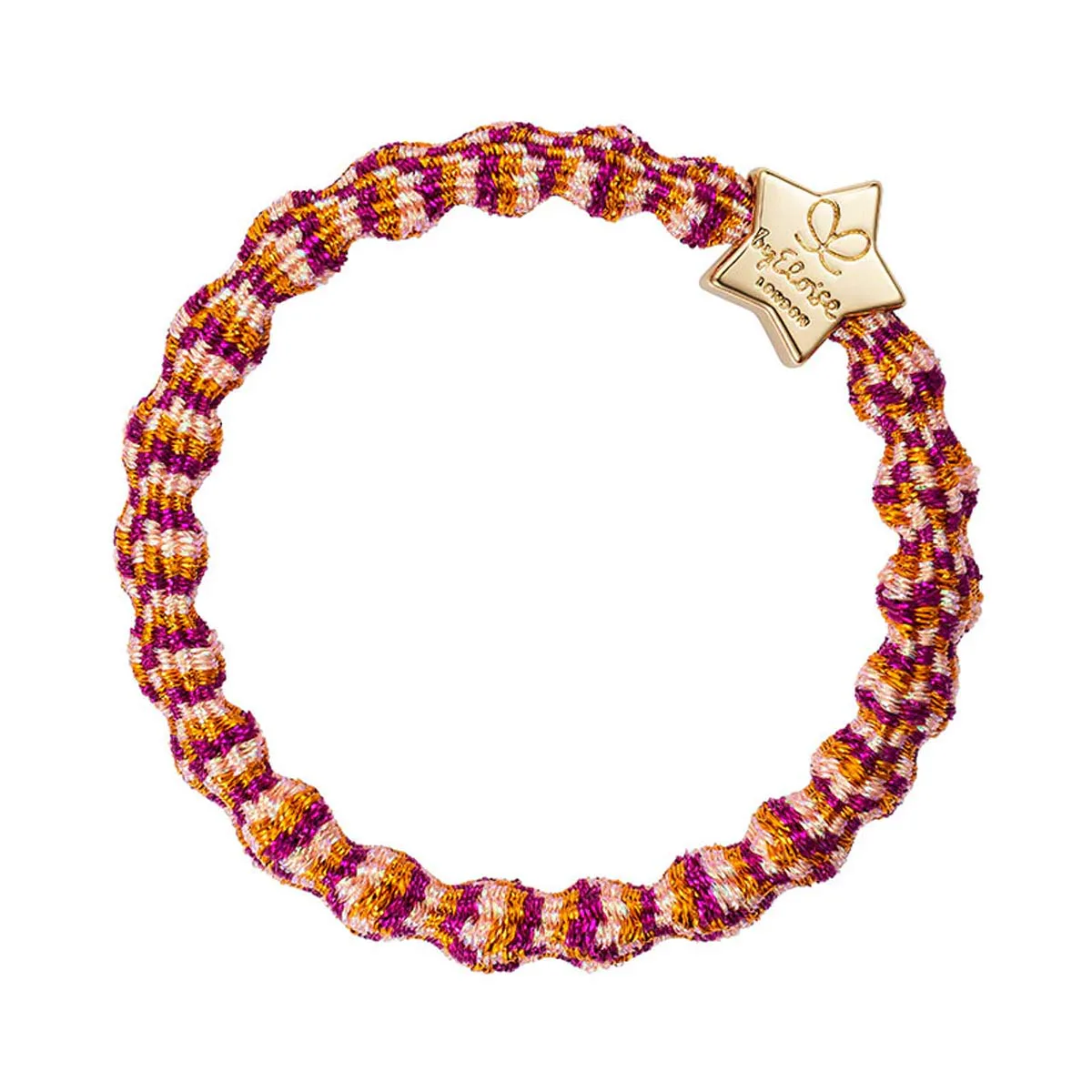 By Eloise London Metallic Gold Star Gumka do włosów dla kobiet kolor Tropicana