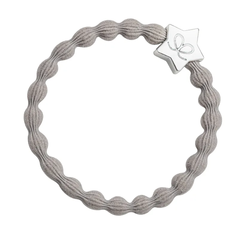 By Eloise London Silver Star Gumka do włosów dla kobiet kolor Cloudy Grey