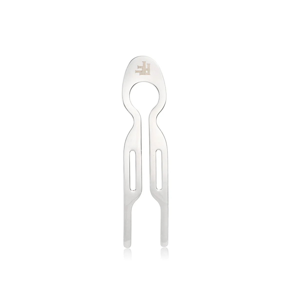 Fiona Franchimon Nº1 Hairpin Steel Spinka do włosów dla kobiet 1 szt Odcień White Gold Finish