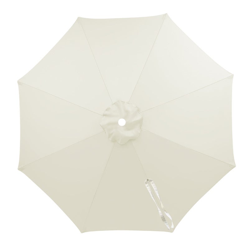 Zapasowa czasza do parasola ogrodowego, wodoodporna i odporna na promieniowanie UV, ecru, 300 cm - 8 żeber