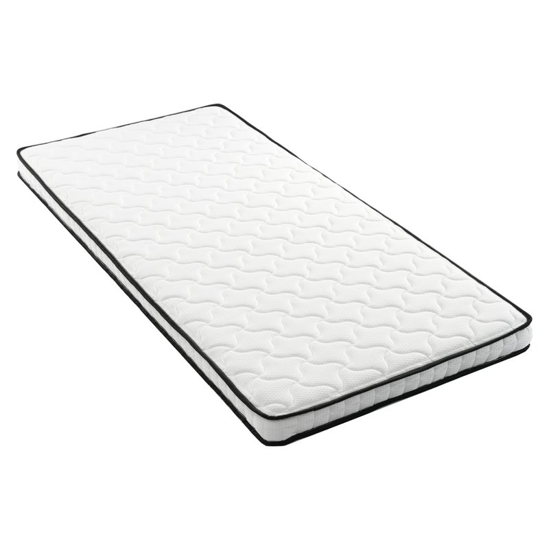 Materac z rdzeniem sprężynowym o wymiarach 90×200 cm, grubości 12 cm i twardości H3, ergonomiczny komfort
