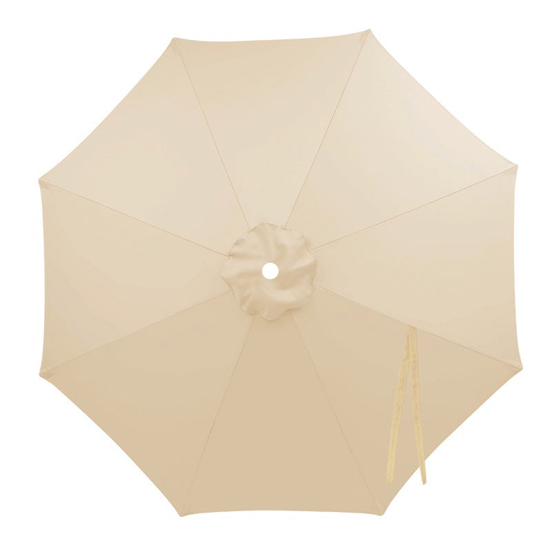 Zapasowa czasza do parasola ogrodowego, wodoodporna i odporna na promieniowanie UV, beżowa, 200 cm - 8 żeber