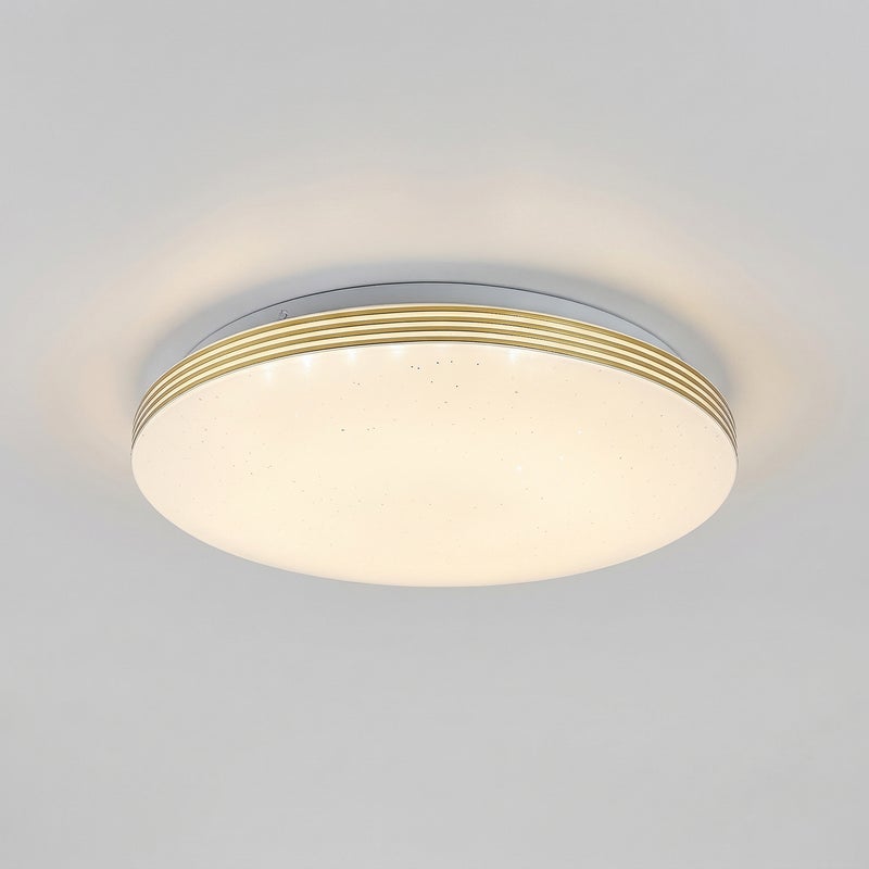 Plafon LED Toma 18W tworzywo sztuczne złoty wym:8x34x34cm IP44 Rabalux