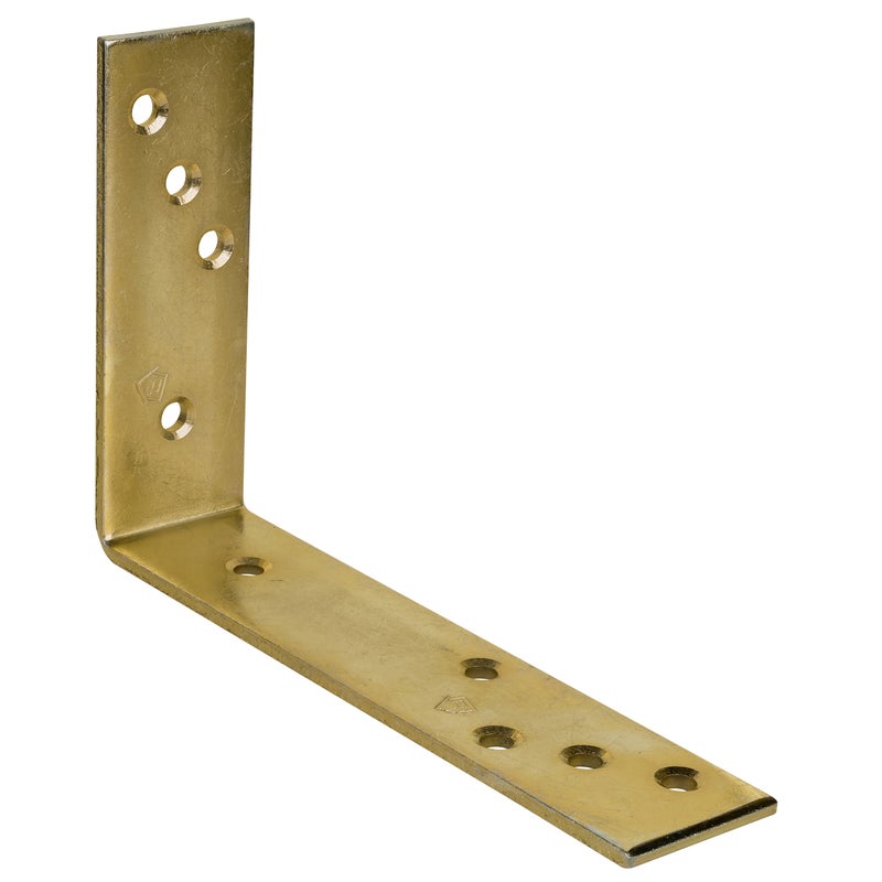 Kątownik belki stalowy 180x120x40 x 4mm 1 szt. ciesielski perforowany KB3