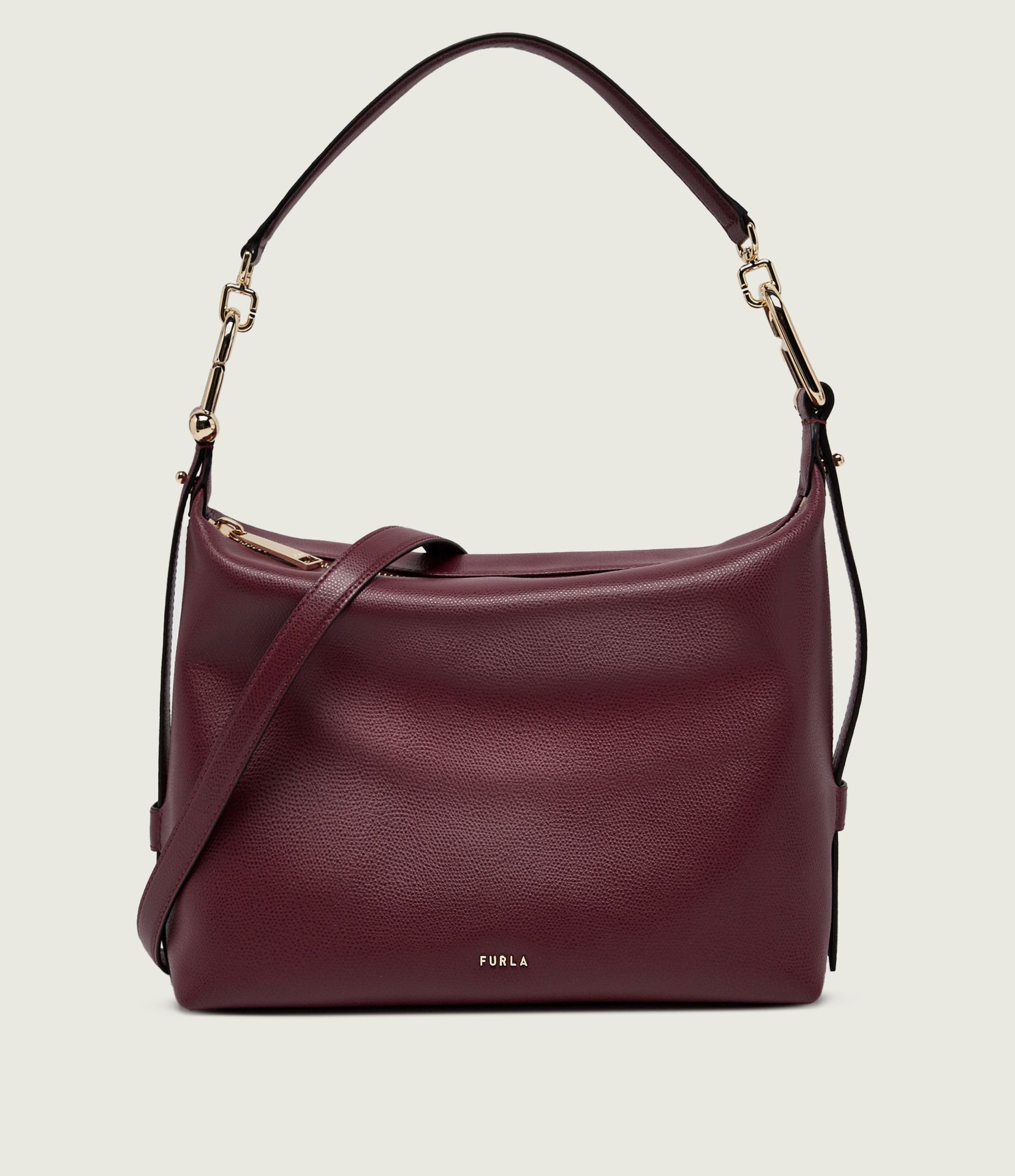 Furla Skórzane hobo Furla Tonie