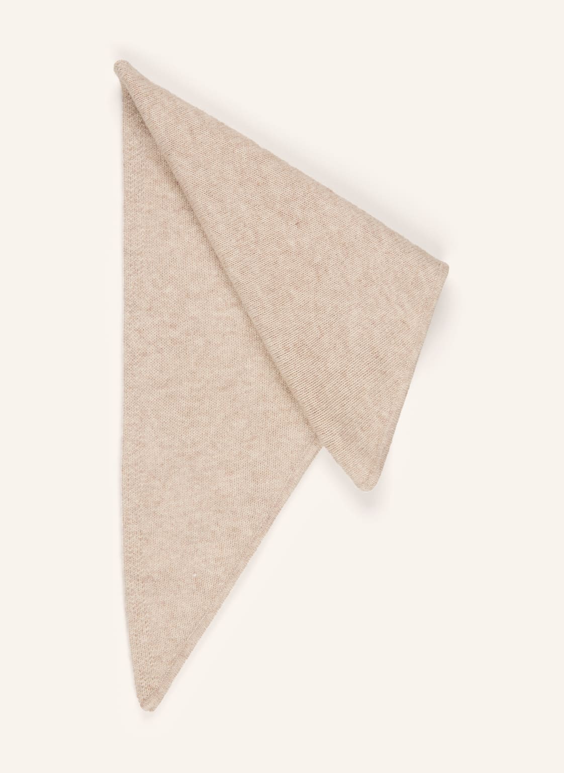 Darling Harbour Szalik Trójkątny Z Kaszmirem beige