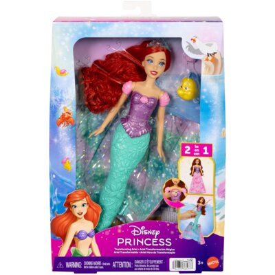 Disney Lalka PRINCESS Arielka Magiczna przemiana JLK19