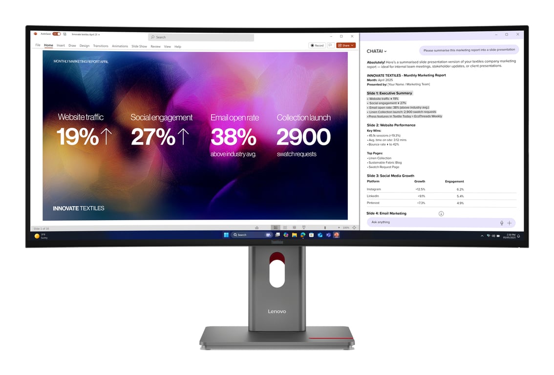 Lenovo ThinkVision P40WD-40 39,7
