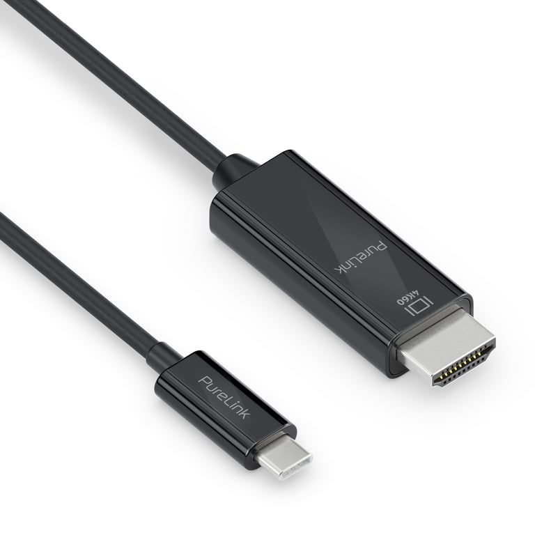 PureLink IS2201-010 adapter kablowy 1 m USB Type-C HDMI Czarny