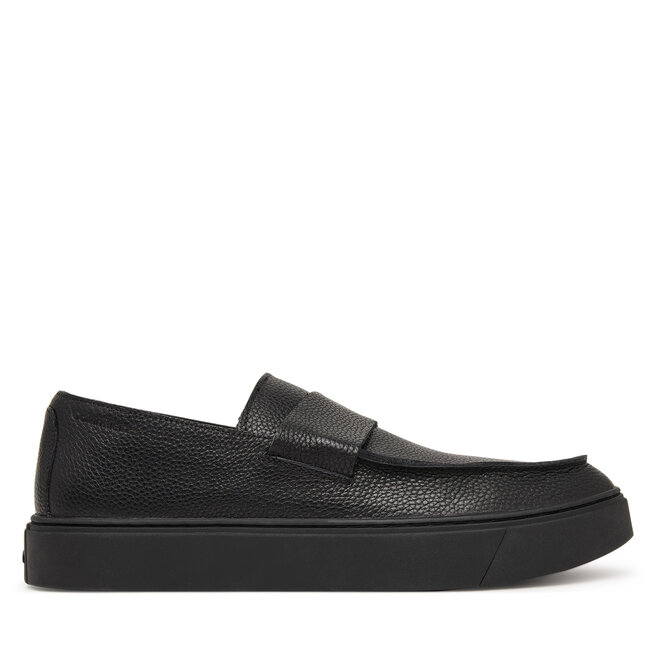 Loafersy Calvin Klein Hybrid Clean Loafer Band Tum Lth HM0HM02184 Czarny