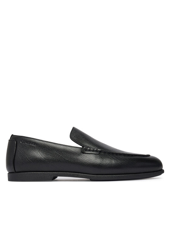 Calvin Klein Lordsy Low Prof Loafer Txt Lth HM0HM02175 Czarny