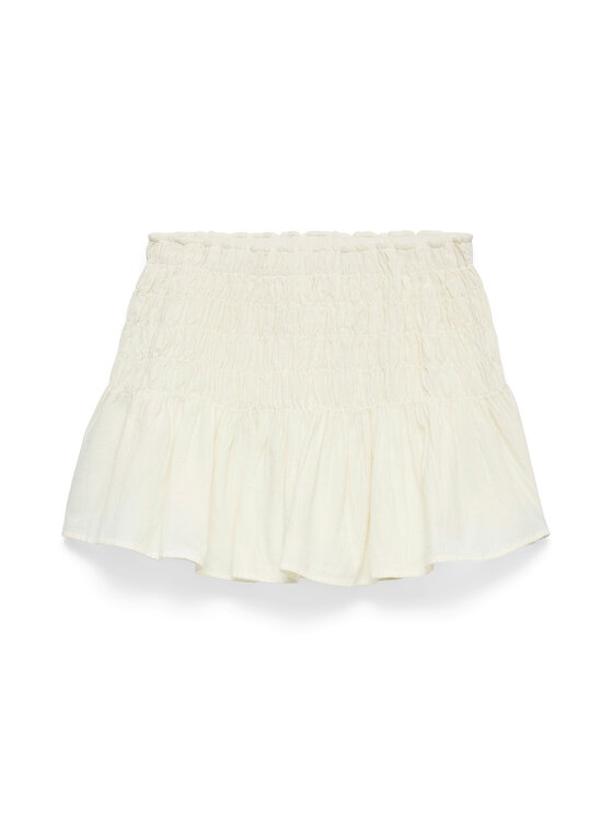Vero Moda Spódnica mini Sofia 10350924 Biały Regular Fit