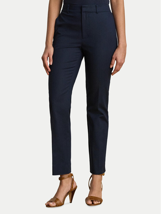 LAUREN RALPH LAUREN Spodnie materiałowe 200P14610004 Granatowy Slim Fit