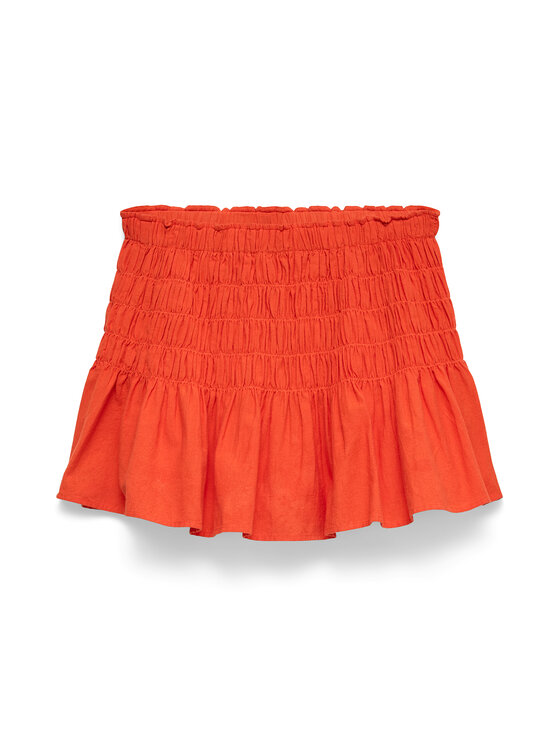 Vero Moda Spódnica mini Sofia 10350924 Pomarańczowy Regular Fit
