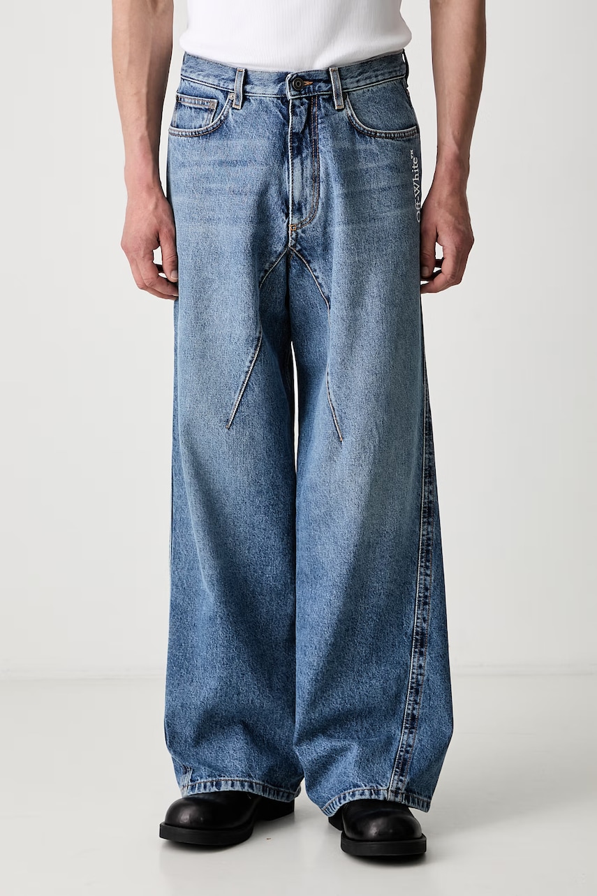 Off-White Half Arrow jeansy relaxed fit męskie
