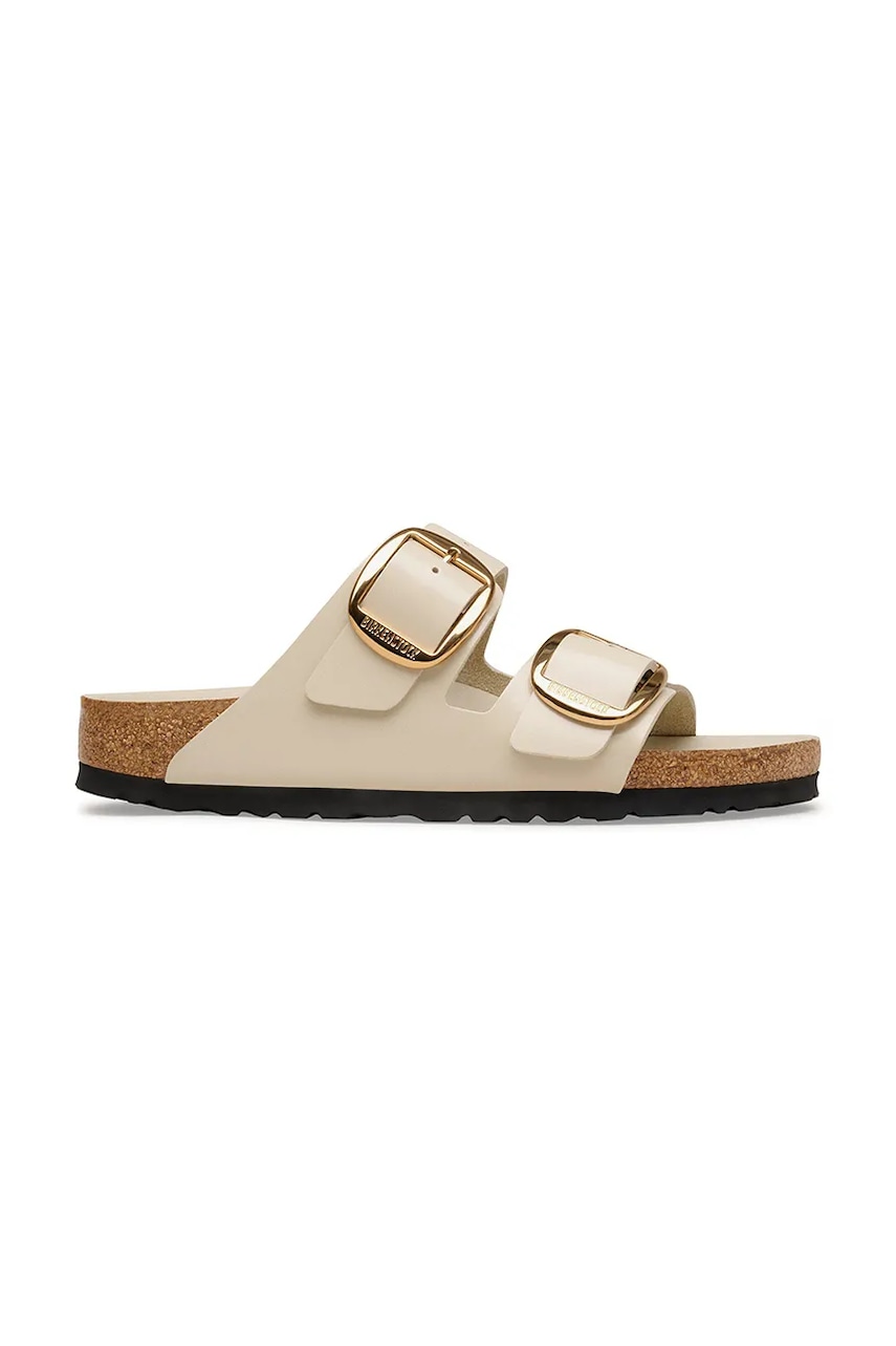 Birkenstock Arizona Big Buckle klapki na płaskim obcasie damskie skórzane