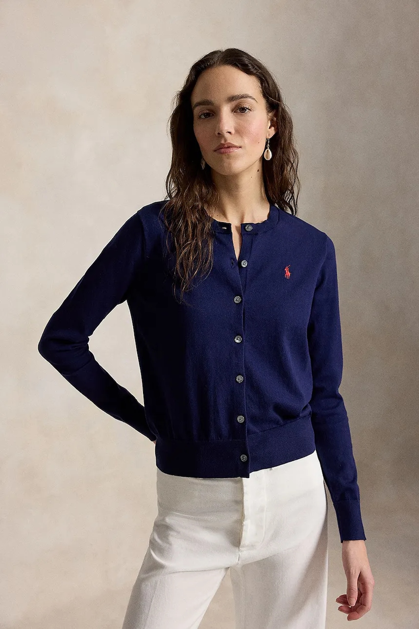 Polo Ralph Lauren kardigan z bawełną damski