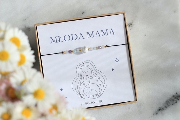 MŁODA MAMA - bransoletka dla świeżo upieczonej MAMY