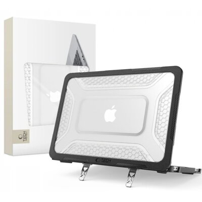 Etui na laptopa TECH-PROTECT Kevlar Pro do Apple Macbook Neo 13 2026 Przezroczysto-czarny