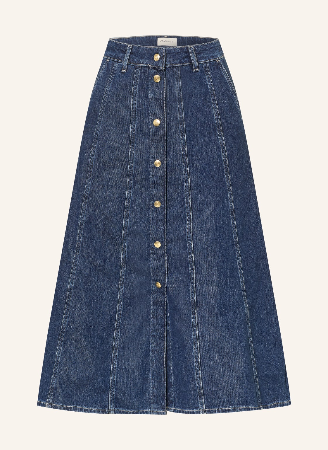 Gant Spódnica Jeansowa blau