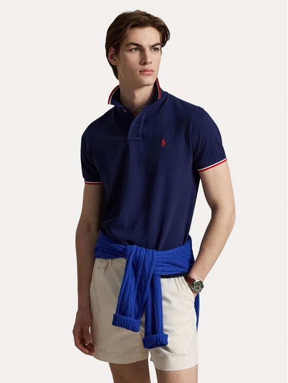 Polo Ralph Lauren Polo 710842621505 Granatowy Regular Fit